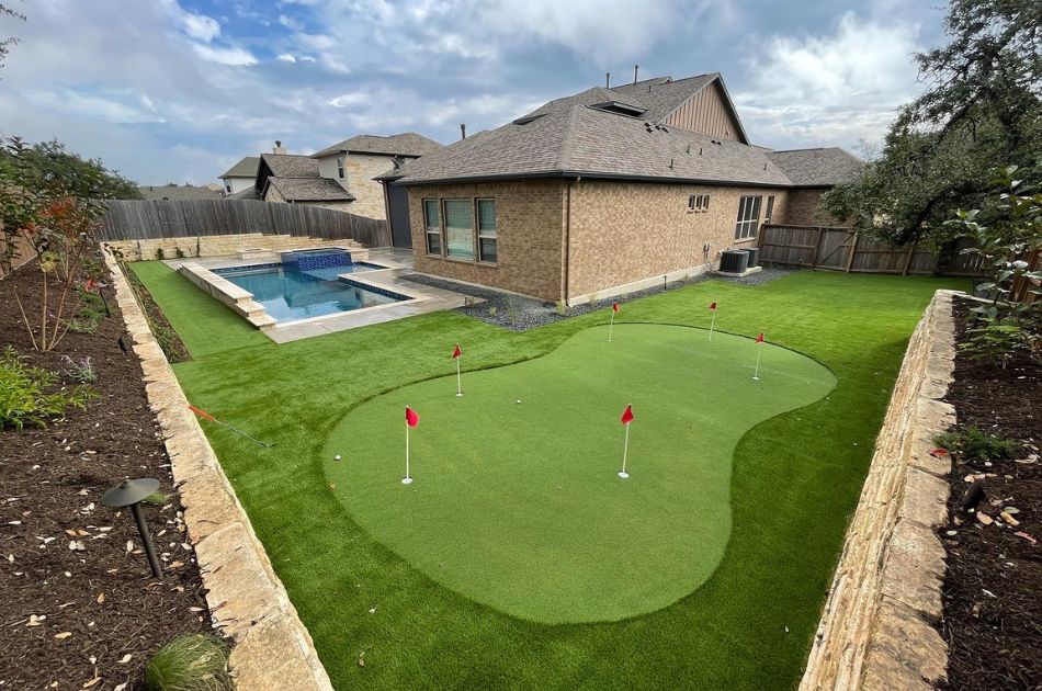 Custom Backyard Putting Greens